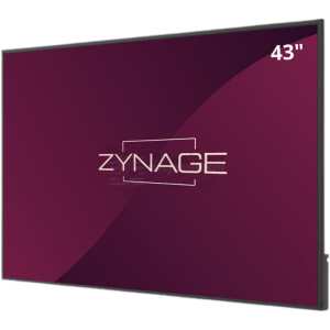 Zynage 43" 24/7 UHD 4K 500 nits USB-C 65W PD, Wifi, 3xHDMI