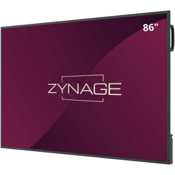 Zynage 86" 24/7 UHD 4K 500 nits USB-C 65W PD, Wifi, 3xHDMI