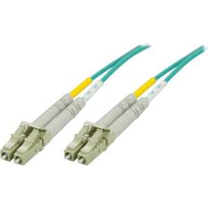 Fiberkabel, LC - LC, 50/125, OM3, duplex, multimodus, 0,5m