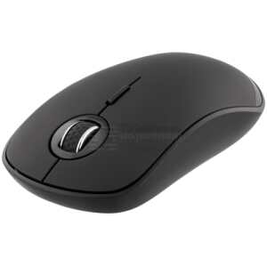 Silent wireless mouse, Bluetooth, 1x AA, 800-1600 DPI, 125 Hz, black