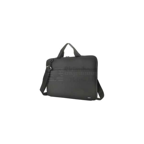 Neoprene Laptop sleeve 13-14" handles, shoulder strap, black 1 Neoprene Laptop sleeve 13-14" handles, shoulder strap, black
