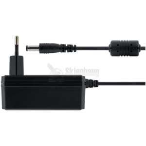 AC adapter 100-240V AC 50/60Hz till 12V DC, 3A, 1.5 m, black