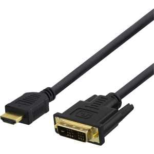 HDMI- til DVI-D-kabel, 3 m, svart
