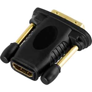 HDMI- til DVI-D-adapter, svart