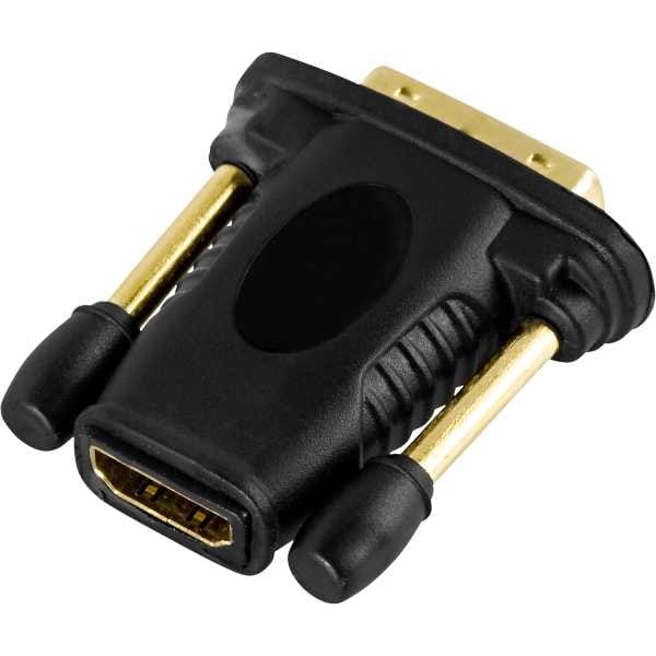 HDMI- til DVI-D-adapter, svart