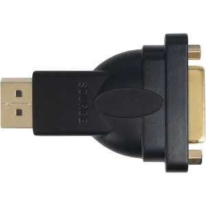 DisplayPort- til DVI-D-single link-adapter,svart