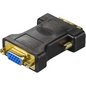 DVI- til VGA-adapter, svart