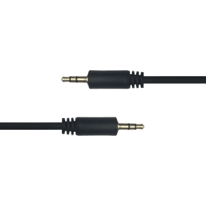 3,5 mm stereo lydkabel, 3 m, svart