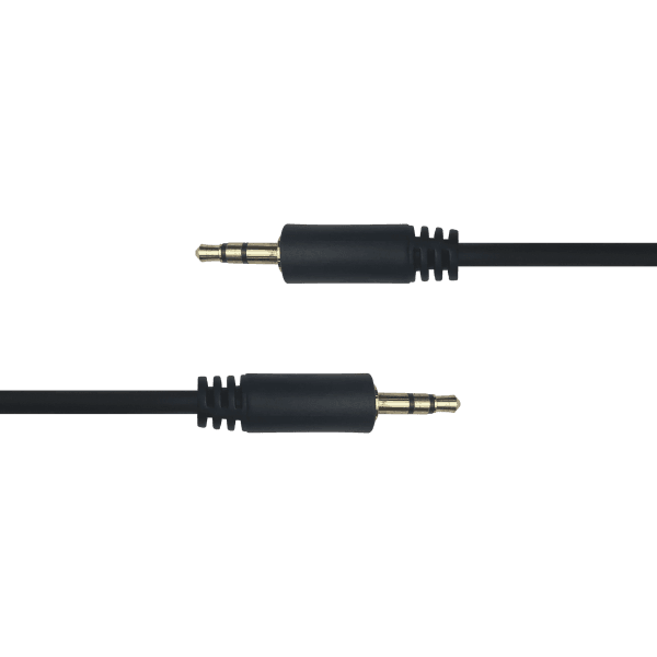 3,5 mm stereo lydkabel, 3 m, svart