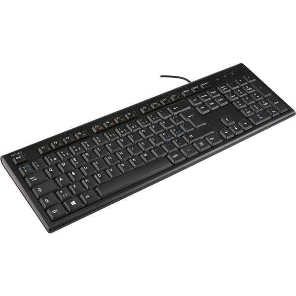 Fullsize wired Keyboard, 105 keys, USB-A 1.8m connection, 13 media keys, Nordic layout - Image 3