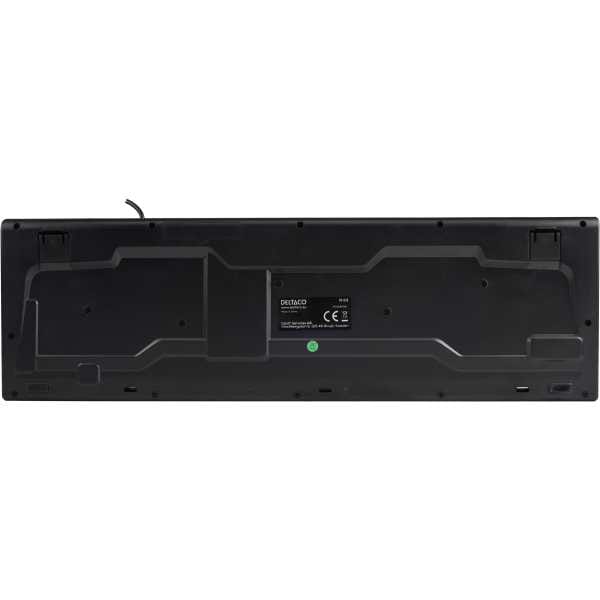 Fullsize wired Keyboard, 105 keys, USB-A 1.8m connection, 13 media keys, Nordic layout - Image 6