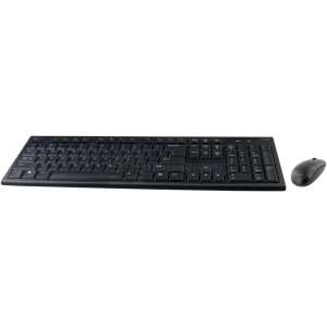 Wireless combo kit, keyboard and mouse, 10m range, US layout