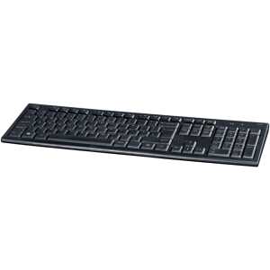 Wireless keyboard, 105 keys, USB receiver, 10m range, UK layout