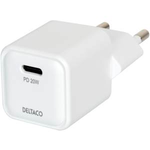 This compact USB-C mini wall charger is a small but powerful charger that is perfect for travel and on-the-go charging. Even though it has a conveniently small size
