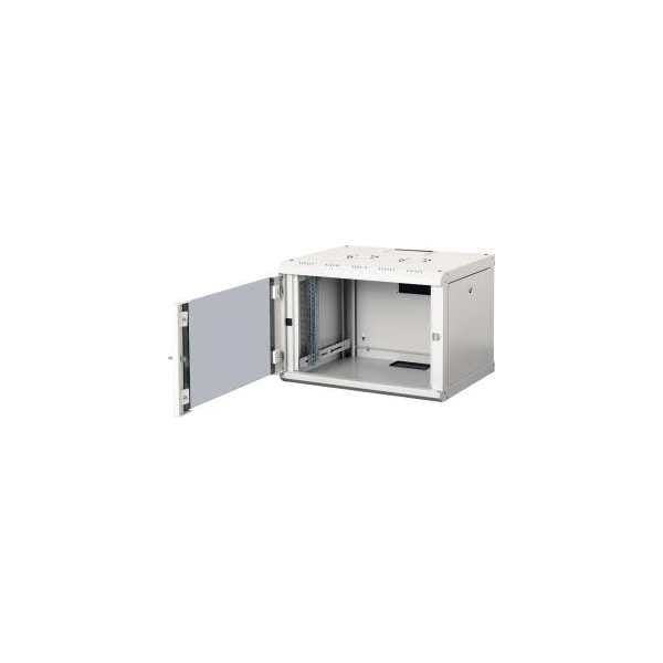 Lande PROline 7U W600xD450xH418 | Grey | w/glass door - Image 3