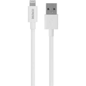 USB-A - lightning cable, MFI certified, 2.4A, 3 m, white 3 USB-A - lightning cable, MFI certified, 2.4A, 3 m, white