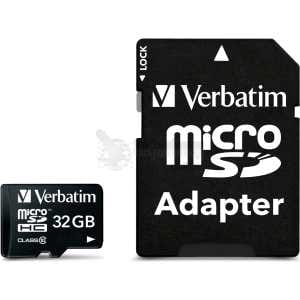 Minnekort, microSDHC, 32GB, micro Secure Digital High-Capacity, Class 10, inkl adapter