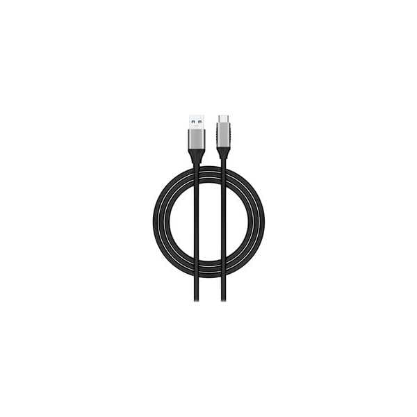 Elivi USB A til C-kabel 1 meter Svart/Space Grey | 5 Gbps/3 A Elivi USB A til C-kabel 1 meter Svart/Space Grey | 5 Gbps/3A – bilde 4