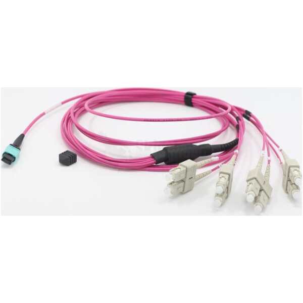 LinkIT MTP/MPO-B OM4 8c 10mOM4 8 fiber Ver.B