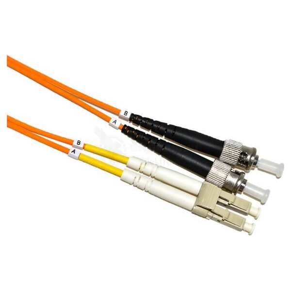 LinkIT fibersnor OM1 LC/ST 10mFiberpatch 62,5/125 OM1