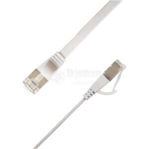 LinkIT Flat U/FTP Cat6a hvit 7.5mCat.6a Flat