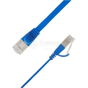 LinkIT Flat U/FTP Cat6a blå 4.5mCat.6a Flat