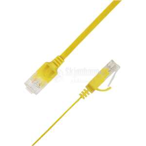 LinkIT Flat U/UTP Cat6a gul 5mCat.6a Flat