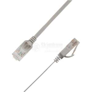 LinkIT Flat U/UTP Cat6a grå 2.5mCat.6a Flat