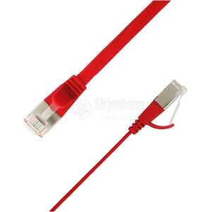 LinkIT Flat U/FTP Cat6a rød 2.5mCat.6a Flat