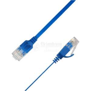 LinkIT Flat U/UTP Cat6a blå 3mCat.6a Flat