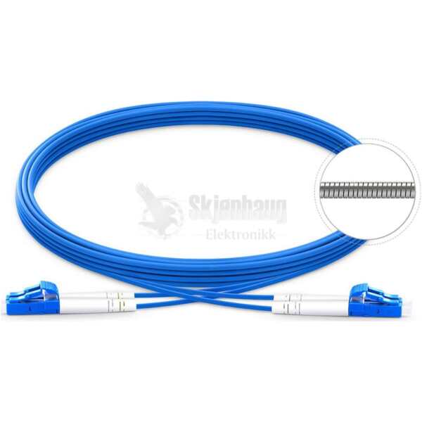 LinkIT Fiberpatch armored OS2 LC/LC 2mFiberpatch 9/125 OS2