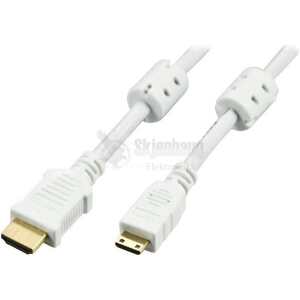 LinkIT HDMI A19 - Mini HDMI, hvit, 2 mHDMI Overgangskabler